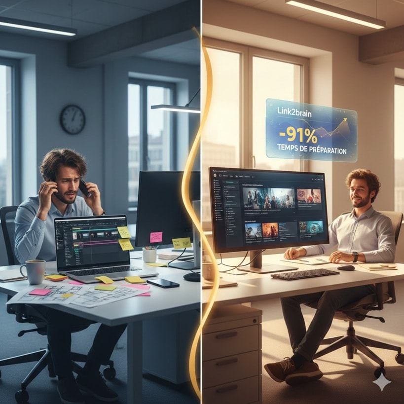 Préparation et briefing vidéo avec Link2Brain