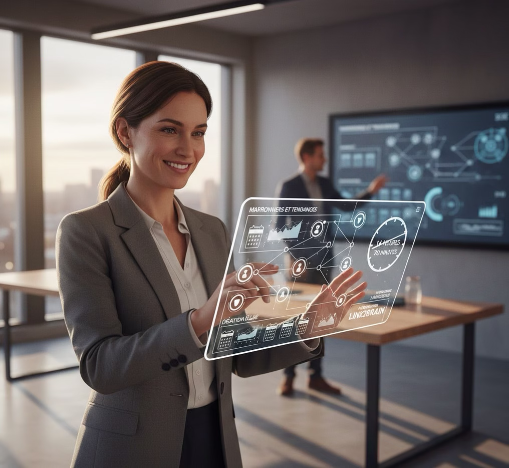 Evergreen topics and trends – holographic content strategy interface